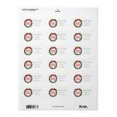 Kerstmis Etiket (Full Sheet)