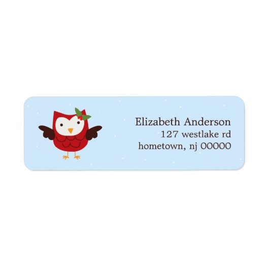 Kerstmis Etiket (Voorkant)