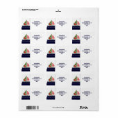 Kerstmis Etiket (Full Sheet)