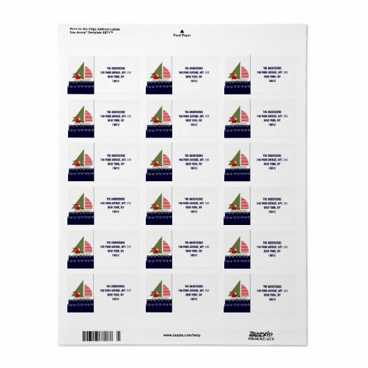 Kerstmis Etiket (Full Sheet)