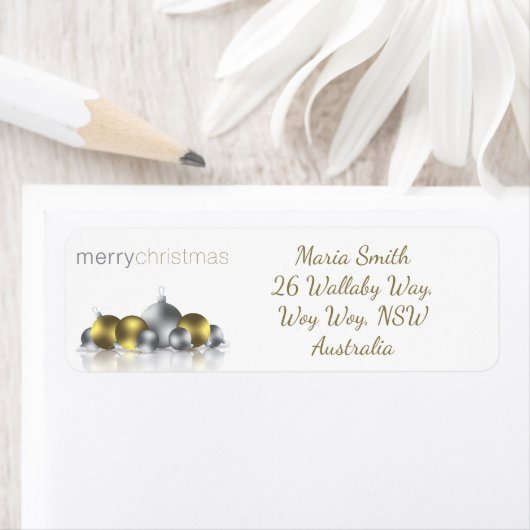 Kerstmis Etiket (Insitu)