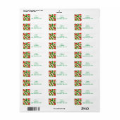 Kerstmis Etiket (Full Sheet)