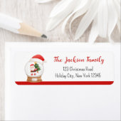 Kerstmis: Etiketten met kerstcadeautjes voor kerst (Insitu)