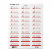 Kerstmis: Etiketten met kerstcadeautjes voor kerst (Full Sheet)