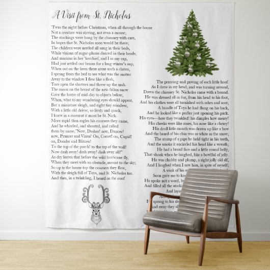 Kerstmis Eve Verhaal Wandkleed (In situ)