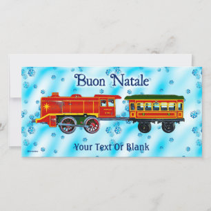 Kerstmis Express - Buon Natale Feestdagenkaart