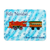Kerstmis Express - Feliz Navidad Magneet (Horizontaal)