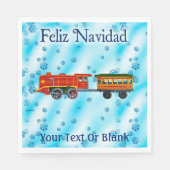 Kerstmis Express - Feliz Navidad Servet (Voorkant)
