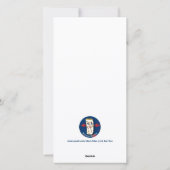 Kerstmis Express - Fröhliche Weihnachten Feestdagenkaart (Achterkant)