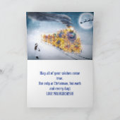 KERSTMIS EXPRESS KLEINDOCHTER KAART (Binnen)