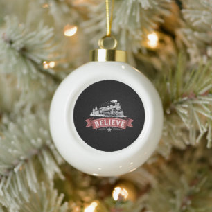 Kerstmis Express Noordpool Kerstmis Kerstman Keramische Bal Ornament