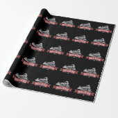 Kerstmis Express Noordpool Kerstmis Sinterklaas  Cadeaupapier (Uitgerold)