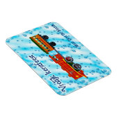 Kerstmis Express - Vrolijk kerstfeest Magneet (Rechterzijde)