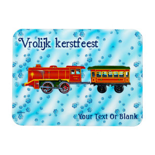 Kerstmis Express - Vrolijk kerstfeest Magneet