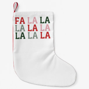 Kerstmis Fa La La La La Vakantie Kerstmis Grappig Kleine Kerstsok