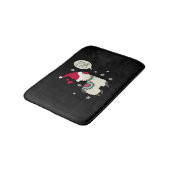 Kerstmis Fa la la Lama cadeau Badmat (Gekanteld)