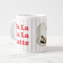 Kerstmis Fa La La Latte Retro Foto Speciale Mok