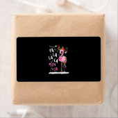 Kerstmis: Fa-La Mingo Flamingo met Kerstmis Etiket (Insitu)