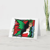 Kerstmis Fae Feestdagen Kaart (Voorkant)