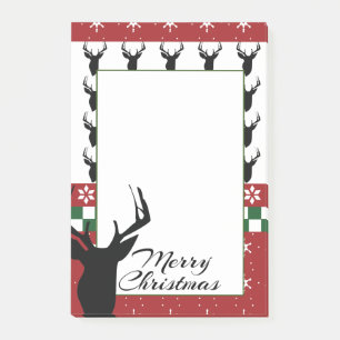 Kerstmis Fair Isle Sneeuwvlokken Maatwerk Geperson Post-it® Notes
