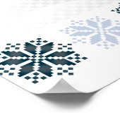 Kerstmis: Fairy Tale Fantasy Snowy Forest Poster (Hoek)