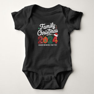 Kerstmis Familie 2024 Matching Outfit Xmas Squad Romper