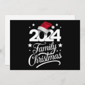 Kerstmis Familie 2024 Matching Pyjama Sinterklaas Feestdagenkaart (Voorkant / Achterkant)