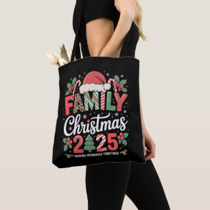 Kerstmis Familie 2025 Bijpassende Familie Kerstvak Tote Bag