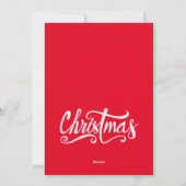 Kerstmis familie, baby Sinterklaas Kerstkaart (Achterkant)