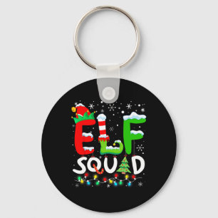 Kerstmis Familie Bijpassende Pyjama Grappige Kerst Sleutelhanger