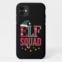 Kerstmis Familie Bijpassende Pyjama's Elf Squad