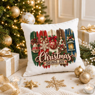 Kerstmis Familie-erfstuk Citaat Worp Kussen Kunst