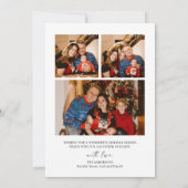 Kerstmis Familie Foto Kerstkaart Kaart (Achterkant)