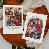 Kerstmis Familie Foto Kerstkaart Kaart