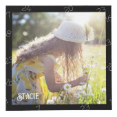 Kerstmis Familie Foto Kubus 4 Foto's, Aftellen (Voorkant)