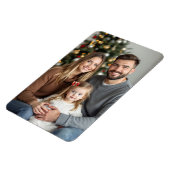 Kerstmis Familie Foto Sjabloon 4 x 6 Magneet (Linkerzijde)