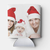 Kerstmis familie foto | Upload uw foto Blikjeskoeler (Achterkant)