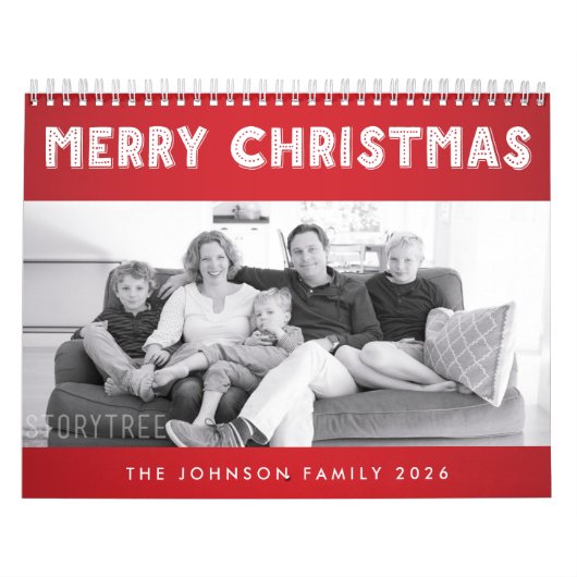 Kerstmis Familie Kalender 2026 (Hoes)
