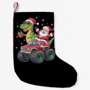 Kerstmis Familie Matching Kerstman Truck Dinosaur  Kleine Kerstsok