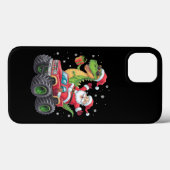 Kerstmis Familie Matching Santa Truck Dinosaurus Case-Mate iPhone Case (Achterkant (horizontaal))