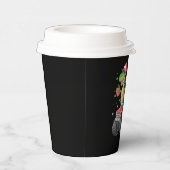 Kerstmis Familie Matching Santa Truck Dinosaurus Papieren Bekers (Rechts)