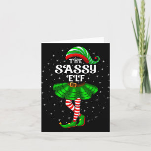 Kerstmis Familie Matching Vrouwen Meisjes Moeder D Kaart