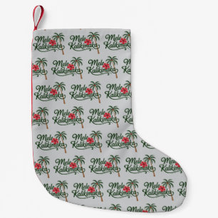 Kerstmis Familie Mele Kalikimaka Hawaï Strand Kleine Kerstsok