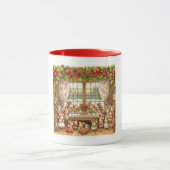 Kerstmis familie muis mok (Midden)