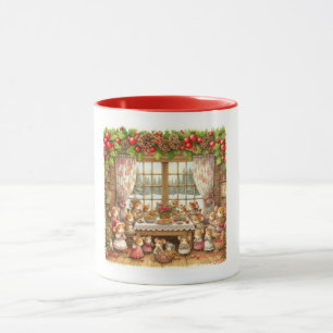 Kerstmis familie muis mok