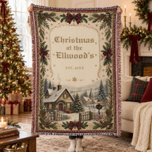 Kerstmis Familie Naam Gepersonaliseerde Decoratie