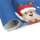 Kerstmis familie Pet Cadeaupapier (Rol Hoek)