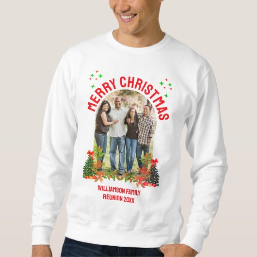 KERSTMIS FAMILIE REÜNIE Matching Groep Trui (Voorkant)