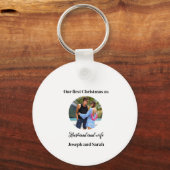 Kerstmis Familie Sleutelhanger (Voorkant)