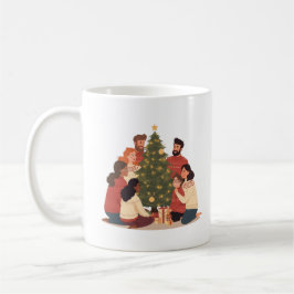 Kerstmis Familie & Vrienden Gezellige Kerstmug Koffiemok